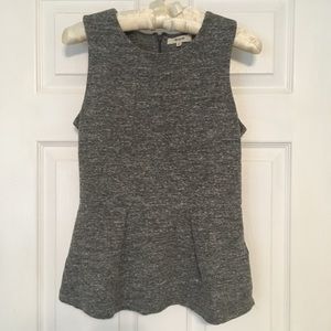 madewell peplum top
